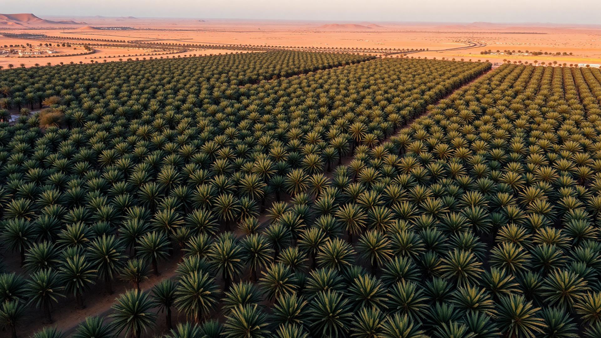 Al-Ahsa oasis and palm groves